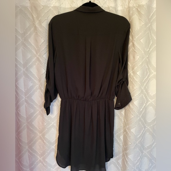 Express Black pocket Blousen Dress - Picture 2 of 4